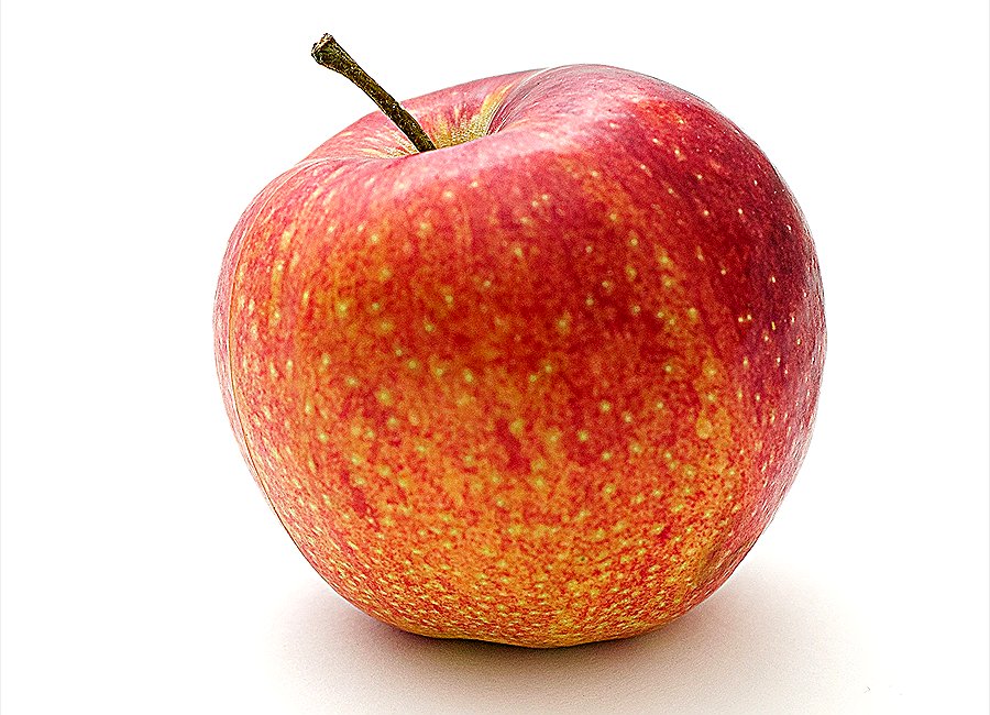 Red apple fruit